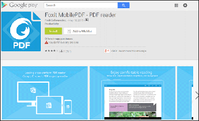 Screenshot fragment pages AndroidFReader