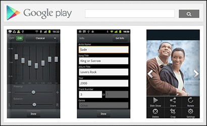 Скріншот фрагмента сторінки Реал на Гугл Плей (Google Play)